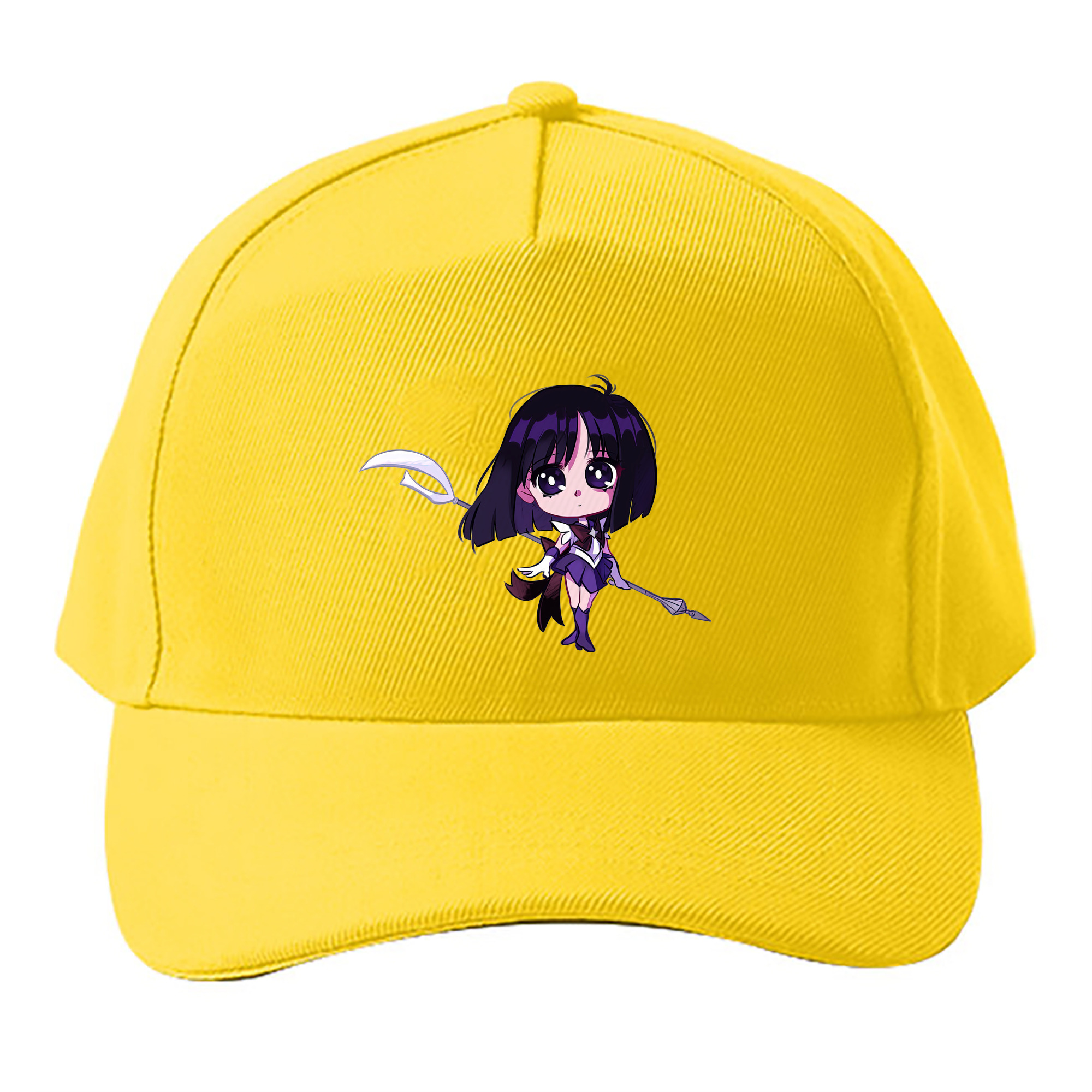 （画像用） 美少女戦士セーラームーン 土萠ほたる Sailor Moon Tomoe Hotaru （セーラーサターン；Sailor Saturn） ベースボールキャップ 綿100％ 男女兼用 帽子 スポーツ
